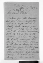 2 pages written 14 Sep 1872 by James E Green, from Inward letters - Surnames, Gre