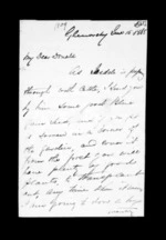 3 pages written 15 Jun 1868 by Archibald John McLean in Glenorchy to Sir Donald McLean, from Inward family correspondence - Archibald John McLean (brother)