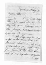 2 pages written 4 Feb 1871 by Alexander Campbell in Papakura, from Inward letters -  Alex Campbell