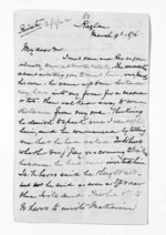 8 pages written 9 Mar 1876 by Robert Smelt Bush in Raglan to Sir Donald McLean in Wellington, from Inward letters - Robert S Bush