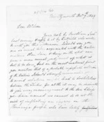 2 pages written 7 Dec 1849 by Henry King in New Plymouth to Sir Donald McLean, from Inward letters -  Henry King