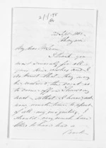 2 pages written 2 Sep 1862 by William Nicholas Searancke in Whangarei to Sir Donald McLean in Auckland Region, from Inward letters - W N Searancke