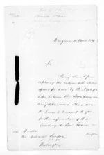 19 pages written 10 Apr 1849 by Sir Donald McLean in Wanganui to Wellington, from Native Land Purchase Commissioner - Papers