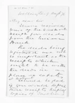 2 pages written 9 Aug 1876 by Sir Donald McLean in Wellington, from Outward drafts and fragments