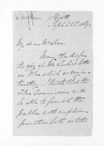 3 pages written 23 Sep 1869 by Alfred Ludlam to Sir Donald McLean in Wellington, from Inward letters - Surnames, Lud - Lyo