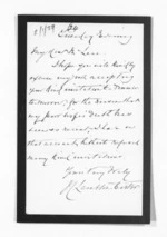1 page written by John Chilton Lambton Carter to Sir Donald McLean, from Inward letters - J C Lambton Carter