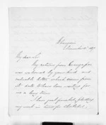 4 pages written 16 Nov 1857 by Dr Andrew Sinclair in Whangarei to Sir Donald McLean, from Inward letters - Andrew Sinclair