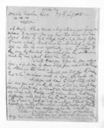 1 page written 29 Jul 1865 by Edward Spencer Curling to Sir Donald McLean in Napier City, from Inward letters - E S Curling