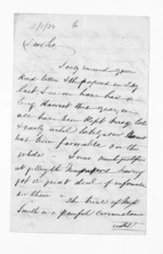 6 pages written 3 Apr 1858 by Alexander Campbell, from Inward letters -  Alex Campbell