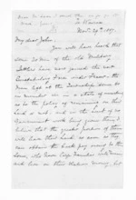 3 pages written 29 Nov 1867 by Frederick Francis Ormond in Wairoa to Sir Donald McLean, from Inward letters - Frederick & Hannah Ormond