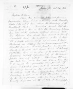 3 pages written 29 Oct 1854 by Sir Francis Dillon Bell in Wellington to Sir Donald McLean, from Inward letters - Francis Dillon Bell