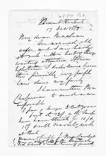 4 pages written 17 Dec 1863 by Henry Robert Russell in Herbert, Mount to Sir Donald McLean, from Inward letters - H R Russell