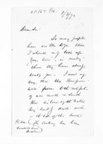 3 pages written 1 Mar 1873 by George Thomas Fannin to Sir Donald McLean in Auckland City, from Inward letters - G T Fannin