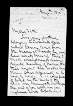 2 pages written 6 May 1872 by Sir Robert Donald Douglas Maclean to Sir Donald McLean, from Inward family correspondence - Douglas Maclean (son)