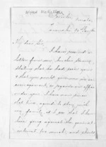 3 pages written 30 Jan 1860 by Alfred McKellar in Taranaki Region, from Inward letters - Surnames, MacKa - Macke