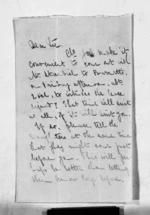 3 pages written by Rev Henry Hanson Turton to Sir Donald McLean, from Inward letters -  Rev Henry Hanson Turton