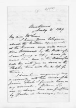 3 pages written 6 Jul 1869 by Dr Daniel Pollen in Auckland Region to Sir Donald McLean, from Inward letters - Daniel Pollen