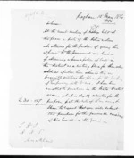 2 pages to Thomas Henry Smith, from Native Land Purchase Commissioner - Papers