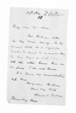 1 page written by Donald Gollan to Sir Donald McLean, from Inward letters - Donald Gollan