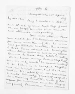 2 pages written 22 Apr 1857 by Donald Gollan in Hauraki District to Sir Donald McLean, from Inward letters - Donald Gollan