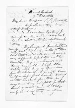 2 pages written 8 Dec 1864 by Henry Robert Russell to Sir Donald McLean, from Inward letters - H R Russell