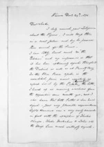 2 pages written 24 Dec 1874 by Frederick Francis Ormond in Wairoa, from Inward letters - Samuel Locke