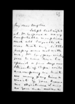 7 pages written 14 Jan 1852 by Sir Donald McLean in Porirua City to Susan Douglas McLean, from Inward family correspondence - Susan McLean (wife)
