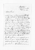 3 pages written 14 Aug 1860 by James Preece in Coromandel to Sir Donald McLean in Auckland Region, from Inward letters - James Preece