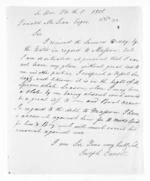 2 pages written 5 Dec 1851 by Joseph Carroll to Sir Donald McLean, from Inward letters -  Surnames, Car