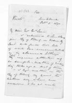 7 pages written 3 Oct 1870 by Henry Tacy Clarke in Auckland Region to Sir Donald McLean, from Inward letters - Henry Tacy Clarke