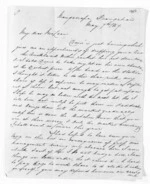4 pages written 7 May 1859 by John Davis Canning to Sir Donald McLean, from Inward letters - Surnames, Cam - Car