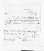 2 pages written 31 Oct 1867 by Algernon Gray Tollemache to Sir Donald McLean, from Inward letters - A G Tollemache