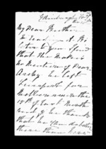 5 pages written by Catherine Isabella McLean and Catherine Hart in Edinburgh to Sir Donald McLean, from Inward family correspondence - Catherine Hart (sister); Catherine Isabella McLean (sister-in-law)