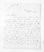 4 pages written 1 Oct 1869 by Henry Tacy Clarke in Tauranga to Dr Daniel Pollen, from Inward letters - Henry Tacy Clarke