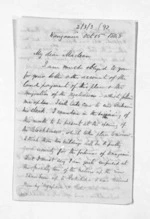 4 pages written 15 Oct 1848 by Thomas Bernard Collinson in Wanganui to Sir Donald McLean, from Inward letters - Surnames, Col - Com
