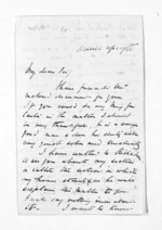 4 pages written 19 Apr 1866 by Samuel Deighton in Wairoa, from Inward letters - Samuel Deighton