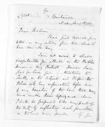 3 pages written 5 Nov 1867 by George Sisson Cooper to Sir Donald McLean, from Inward letters - George Sisson Cooper