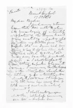 1 page written 17 Oct 1864 by Henry Robert Russell to Sir Donald McLean, from Inward letters - H R Russell