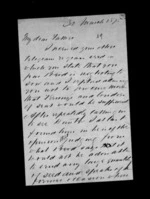 3 pages written 30 Mar 1875 by Sir Robert Donald Douglas Maclean to Sir Donald McLean, from Inward family correspondence - Douglas Maclean (son)