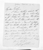2 pages written by Sir Godfrey John Thomas to Sir Donald McLean, from Inward letters - Surnames, Tay - Tho