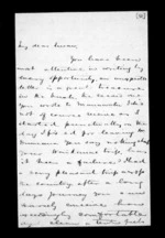 3 pages written 23 Dec 1850 by Sir Donald McLean to Susan Douglas McLean, from Inward and outward family correspondence - Susan McLean (wife)