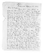 2 pages written 23 Feb 1865 by Renata Pukututu in Patangata to George Sisson Cooper, from Superintendent, Hawkes Bay and Government Agent, East Coast - Papers