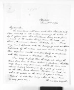 3 pages written 3 Jun 1872 by Herbert William Brabant in Opotiki to Sir Donald McLean in Auckland Region, from Inward letters - H W Brabant