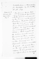 3 pages written by Sir George Grey, from Native Minister - Meetings with Waikato chiefs and final pacification of the King Country