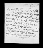 2 pages written 31 May 1876 by Sir Robert Donald Douglas Maclean to Sir Donald McLean, from Inward family correspondence - Douglas Maclean (son)