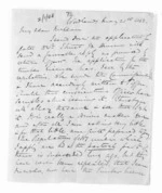 4 pages written 21 May 1863 by George Sisson Cooper in Woodlands to Sir Donald McLean, from Inward letters - George Sisson Cooper