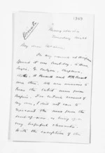 4 pages written by Donald Gollan in Hauraki District to Sir Donald McLean, from Inward letters - Donald Gollan