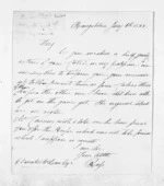 2 pages written 16 Jan 1853 by R Russ in Rangitikei District to Sir Donald McLean, from Inward letters - Surnames, Rou - Rus