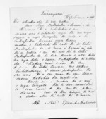 1 page written 1 Sep 1868 by an unknown author in Turanganui, from Inward letters -  G E Read