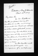 4 pages written 13 Dec 1869 by Edward Marsh Williams in Puketona to Sir Donald McLean in Auckland Region, from Inward letters - Edward M Williams